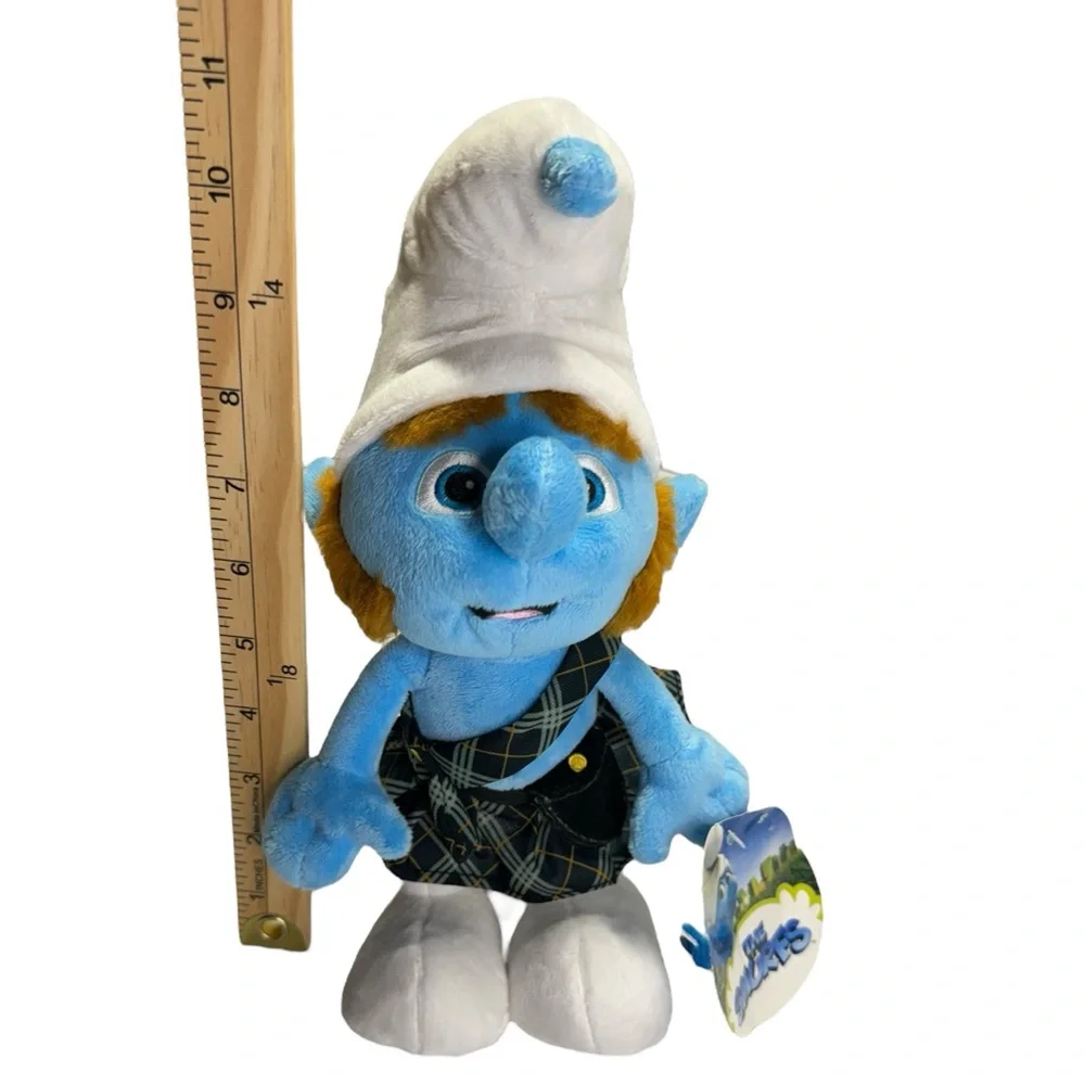 JAKKS The Smurfs Scottish Kilt Gutsy Doll Toy Stuffed Animal Plush 2011 Movie‎